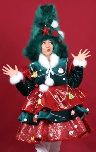 Аниматорский костюм «Ёлочка» для взрослых
