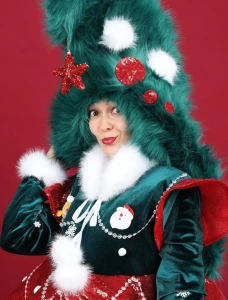 Аниматорский костюм «Ёлочка» для взрослых