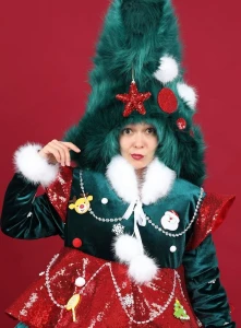 Аниматорский костюм «Ёлочка» для взрослых