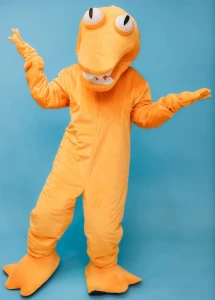 Аниматорский костюм «Радужный Друг» оранжевый (Оранж ВИП)