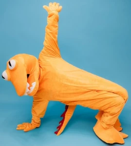 Аниматорский костюм «Радужный Друг» оранжевый (Оранж ВИП)
