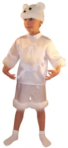 Карнавальный костюм Мишка «Белый» детский