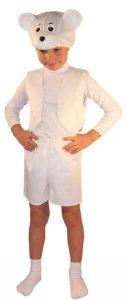 Маскарадный костюм Мишка «Белый» детский
