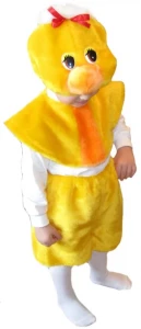 Карнавальный костюм «Цыплёнок» (мех) детский