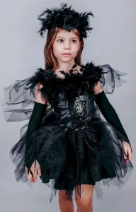 Детский маскарадный костюм «Ворона» для девочки