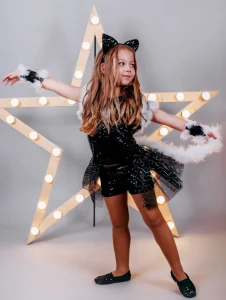Детский сценический костюм «Кошка» для девочки