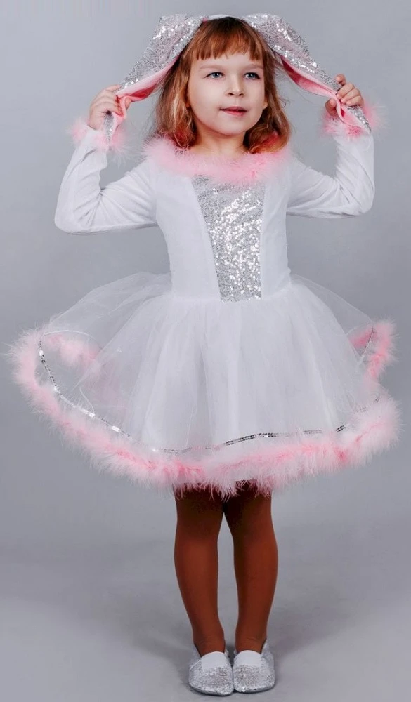 Карнавальный костюм «Зайка» для девочки