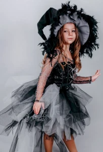 Карнавальный костюм «Ведьма» для девочки