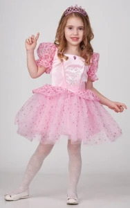 Костюм карнавальный «Принцесса-Малышка» (розовая) для девочки