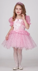 Костюм карнавальный «Принцесса-Малышка» (розовая) для девочки