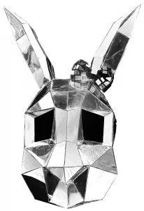 Зеркальный головной убор «Кролик» с бантом