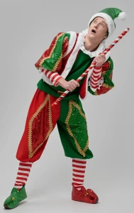 Аниматорский костюм «Рождественский Эльф» мужской