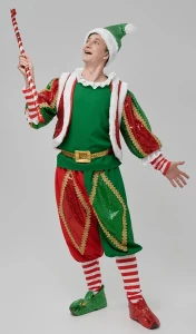 Аниматорский костюм «Рождественский Эльф» мужской