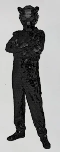 Зеркальный костюм «Тигр» (комбинезон) комбинированный