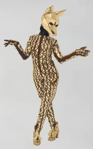 Зеркальный костюм «Лиса» (комбинезон) женский