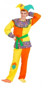 Карнавальный костюм Скоморох «Макар» для взрослых