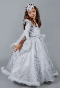 Новогоднее платье «Снежная Королева» для девочек