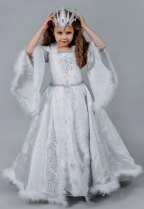 Новогоднее платье «Снежная Королева» для девочек