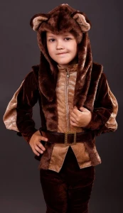 Карнавальный костюм «Медведь» бурый для детей