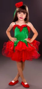 Детский карнавальный костюм Цветок «Гвоздика»