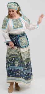 Русский Народный костюм «Незабудка» женский