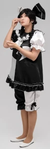 Костюм «Клоунесса» женский (чёрно-белый)
