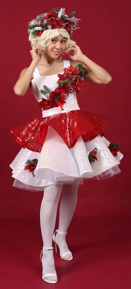 Аниматорский костюм Ведущая «Новогодняя» женский
