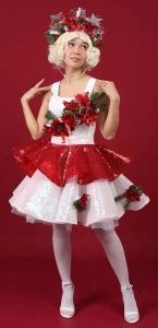 Аниматорский костюм Ведущая «Новогодняя» женский