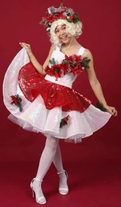 Аниматорский костюм Ведущая «Новогодняя» женский