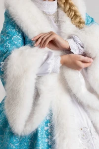 Новогодний костюм «Снегурочка» голубая