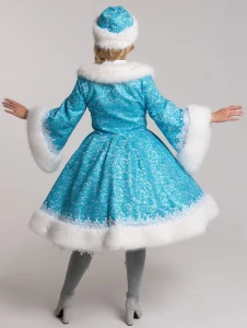 Новогодний костюм «Снегурочка» голубая