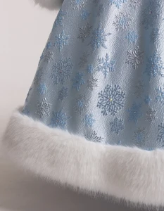 Новогодний костюм «Снегурочка» в длинном платье