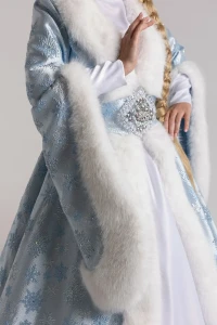 Новогодний костюм «Снегурочка» в длинном платье