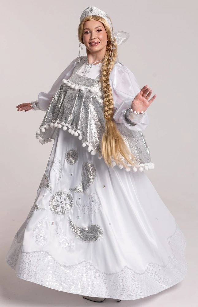 Карнавальный костюм «Зимушка-Зима» женский