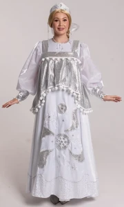 Карнавальный костюм «Зимушка-Зима» женский