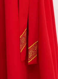 Платье «Русское Народное» красное с золотом