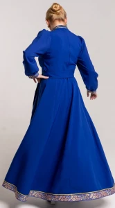 Платье «Русское Народное» синее с золотом