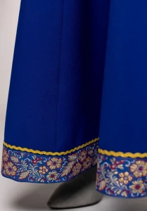 Платье «Русское Народное» синее с золотом