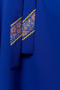 Платье «Русское Народное» синее с золотом