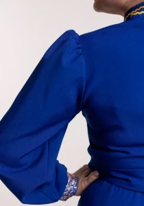 Платье «Русское Народное» синее с золотом