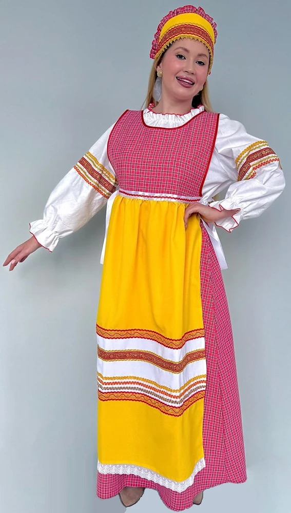 Карнавальный костюм «Русский Народный» с фартуком