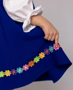 Русский Народный сарафан «Василёк» для девочек