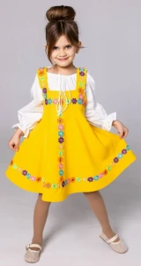 Русский Народный сарафан «Полюшко» для девочек
