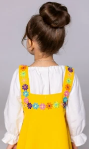 Русский Народный сарафан «Полюшко» для девочек
