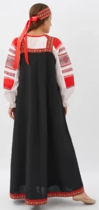 Русский Народный костюм «Алёнушка» чёрный