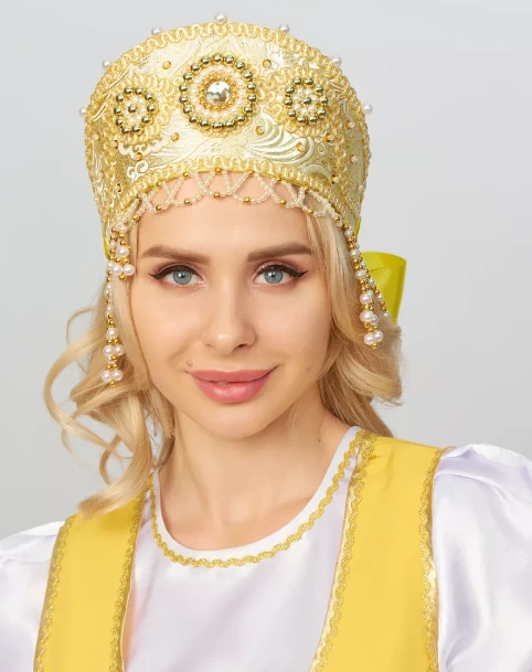 Кокошник Русский Народный «Узорный» налобный