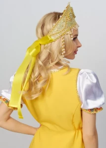 Кокошник Русский Народный «Узорный» налобный