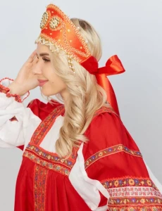 Кокошник Русский Народный «Узорный» налобный