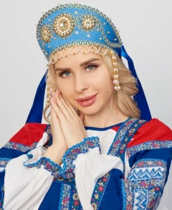 Кокошник Русский Народный «Узорный» налобный