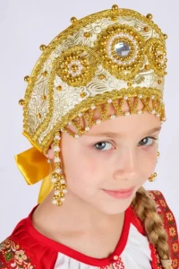 Кокошник Русский Народный «Узорный» налобный